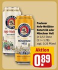 Aktuelle Bier Angebote bei REWE in Krefeld Aktuelles Hefe-Weißbier Naturtrüb Angebot bei REWE in Krefeld ab 0,89 €
