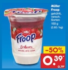 Froop von Müller für 0,39 € bei Netto Marken-Discount im Angebot Froop von Müller im aktuellen Netto Marken-Discount Prospekt