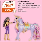 UNICORN ACADEMY REITERIN MIT EINHORN SET Angebote von SPIN MASTER bei Müller Oberursel für 14,99 €