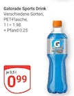 Aktuelles Gatorade Sports Drink Angebot bei GLOBUS in Wiesbaden ab 0,99 €
