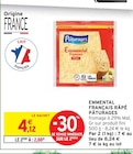 Emmental Français Râpé - Pâturages dans le catalogue Intermarché