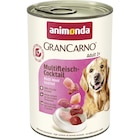 Animonda Dog Dose GranCarno Adult Multi - Fleischcocktail 400 g bei Zookauf im Kaarst Prospekt für 1,49 €