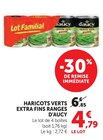 Haricots verts extra fins rangés - D'AUCY dans le catalogue U Express