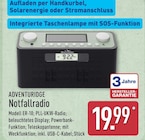 Notfallradio von Adventuridge im aktuellen ALDI Nord Prospekt