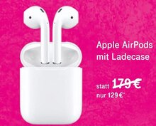 Telekom Shop Schimmelshütte - AirPods AirPods Angebot bei Telekom Shop Schimmelshütte im Prospekt "ENDLICH WLAN IN ALLEN ECKEN"