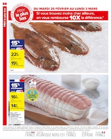 Prospectus Carrefour de la semaine "Carrefour" avec 2 pages, valide du 25/02/2025 au 10/03/2025 pour Les Pavillons-sous-Bois et alentours