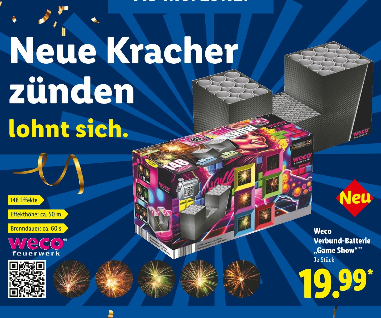 Verbund-Batterie Game Show