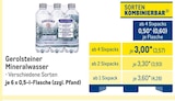 Mineralwasser im Angebot bei METRO in Garbsen Mineralwasser Angebote von Gerolsteiner bei METRO Garbsen für 3,57 €