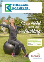Orthopädie Kormeyer GmbH Prospekt für Bramsche mit 8 Seiten Orthopädie Kormeyer GmbH Prospekt für Bramsche: "Fit und mobil durch den Frühling", 8 Seiten, 15.03.2021 - 31.05.2021