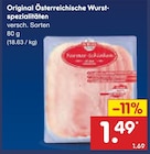 Original Österreichische Wurstspezialitäten Angebote bei Netto Marken-Discount Nettetal für 1,49 €