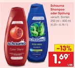 Shampoo im Angebot bei Netto Marken-Discount in Elmshorn Shampoo Angebote von Schauma bei Netto Marken-Discount Elmshorn für 1,69 €