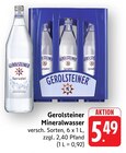 Mineralwasser bei EDEKA im Prospekt "" für 5,49 €