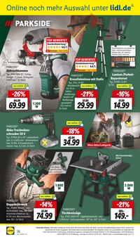 Bohrhammer Angebot im aktuellen Lidl Prospekt auf Seite 32