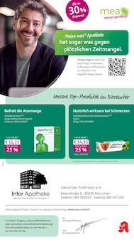 Aktueller mea - meine apotheke Prospekt für München mit  Seiten
