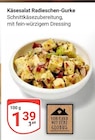 Aktuelle Feinkostlebensmittel Angebote bei GLOBUS in Duisburg Aktuelles Käsesalat Radieschen-Gurke Angebot bei GLOBUS in Duisburg ab 1,39 €