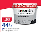 Promo Sous-couche universelle 10 L + 2 L gratuits à 44,90 € dans le catalogue Mr.Bricolage à Saint-Jouan-des-Guérets