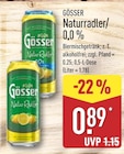 Naturradler Angebote von Gösser bei ALDI Nord Wilhelmshaven für 0,89 €