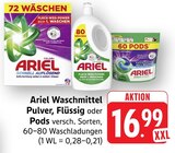 Aktuelle Ariel Angebote bei EDEKA in Mainz Aktuelles Waschmittel Pulver Angebot bei EDEKA in Mainz ab 16,99 €