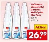 Waschmittel Gardinen Weiß-Spüler im Angebot bei Netto Marken-Discount in Willich Waschmittel Gardinen Weiß-Spüler Angebote von Hoffmanns bei Netto Marken-Discount Willich für 26,99 €