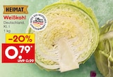 Weißkohl im Angebot bei Netto Marken-Discount in Leverkusen Weißkohl Angebote von HEIMAT bei Netto Marken-Discount Leverkusen für 0,79 €