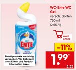 WC Gel Angebote von WC-Ente bei Netto Marken-Discount Ludwigshafen für 1,99 €