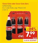 Coca-Cola oder Coca-Cola Zero im Angebot bei Netto Marken-Discount in Schwerte Coca-Cola oder Coca-Cola Zero Angebote bei Netto Marken-Discount Schwerte für 7,99 €