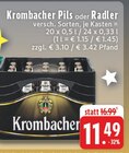 E center Velen - Pils Angebot im Prospekt Pils bei E center im Velen Prospekt für 11,49 €