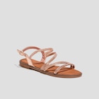 Sandales à strass rose champagne femme en promo chez La Halle Sallanches à 14,99 €