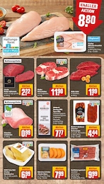 Rindfleisch Angebot & Preis im aktuellen REWE Prospekt Rindfleisch Angebot im aktuellen REWE Prospekt auf Seite 8