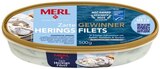 Zarte Heringsfilets in Sahnesauce Angebote von Merl bei REWE Erftstadt für 3,39 €