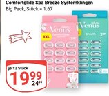 Comfortglide Spa Breeze Systemklingen Angebote von Venus bei GLOBUS Weimar für 19,99 €