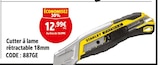 Cutter à lame rétractable 18mm - STANLEY - Screwfix à Dieppe Cutter à lame rétractable 18mm - STANLEY en promo chez Screwfix Dieppe à 12,99 €