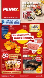 Penny-Markt Prospekt: "Wer günstig will, muss Penny.", 42 Seiten, 27.11.2023 - 03.12.2023