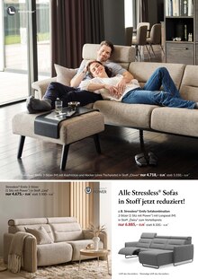 Couch im XXXLutz Möbelhäuser Prospekt "Stressless - Zeit für mich" mit 8 Seiten (Essen)
