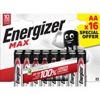 Lot de 16 piles 100% AA/LR6 - ENERGIZER en promo chez Carrefour Market Bourges à 10,29 €