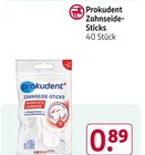 Zahnseide-Sticks von Prokudent im aktuellen Rossmann Prospekt für 0,89 €
