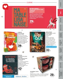 Offre Table Cuisine dans le catalogue E.Leclerc du moment à la page 37