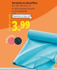 Serviette en microfibre en promo à 3,99 € chez Lidl Serviette en microfibre dans le catalogue Lidl