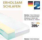 Opti-Wohnwelt Würzburg - Matratze Angebot im Prospekt Matratze bei Opti-Wohnwelt im Würzburg Prospekt für 399,00 €