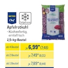 Aktuelles Apfelrotkohl Angebot bei METRO in Freiburg (Breisgau) ab 7,48 €