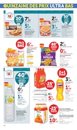 Prix et réduction Schweppes dans le prospectus Super U en cours Offre Schweppes dans le catalogue Super U du moment à la page 18