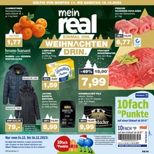 Real Prospekt für Gensingen mit 36 Seiten Real Prospekt für Gensingen: "Mein real", 36 Seiten, 11.12.2023 - 16.12.2023