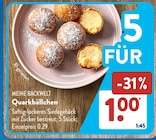 Quarkbällchen von MEINE BACKWELT im aktuellen ALDI SÜD Prospekt