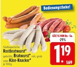 Rostbratwurst im Angebot bei EDEKA in Ravensburg Rostbratwurst Angebote bei EDEKA Ravensburg für 1,19 €