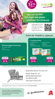 mea - meine apotheke Prospekt der KW 36 "Unsere September-Angebote" Aktueller mea - meine apotheke Prospekt "Unsere September-Angebote" Seite 1 von 4 Seiten