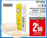 Promo Rouleau laine de verre cloisons - 2 lots de 2 - 6,5 x 0,6 m - ép 45mm à 2,90 € dans le catalogue Brico Cash à Cavaillon
