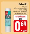 Bürobedarf im EDEKA Prospekt Klebestift im aktuellen EDEKA Prospekt für 0,69 €