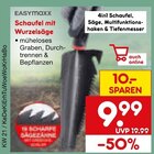 Schaufel mit Wurzelsäge von EASYMAXX im aktuellen Netto Marken-Discount Prospekt