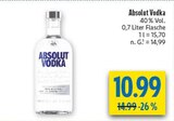 Vodka Angebote von Absolut bei diska Weiden für 10,99 €