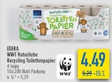 WWF Naturliebe Recycling Toilettenpapier im diska Prospekt WWF Naturliebe Recycling Toilettenpapier von EDEKA im aktuellen diska Prospekt für 4,49 €